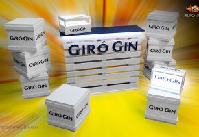 PLV - Barra Corporativa, Corpóreos, Cubos y Botelleros Giro Gin